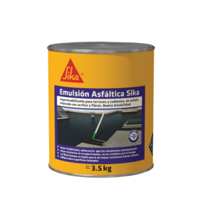 emulsion-asfaltica-sika-galon.jpg" alt="Emulsión Asfáltica Sika Galón para impermeabilización de techos y muros
