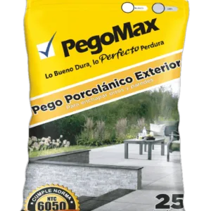 PEGO PORCELÁNICO EXTERIOR PARA PORCELANATO Y PIEDRA