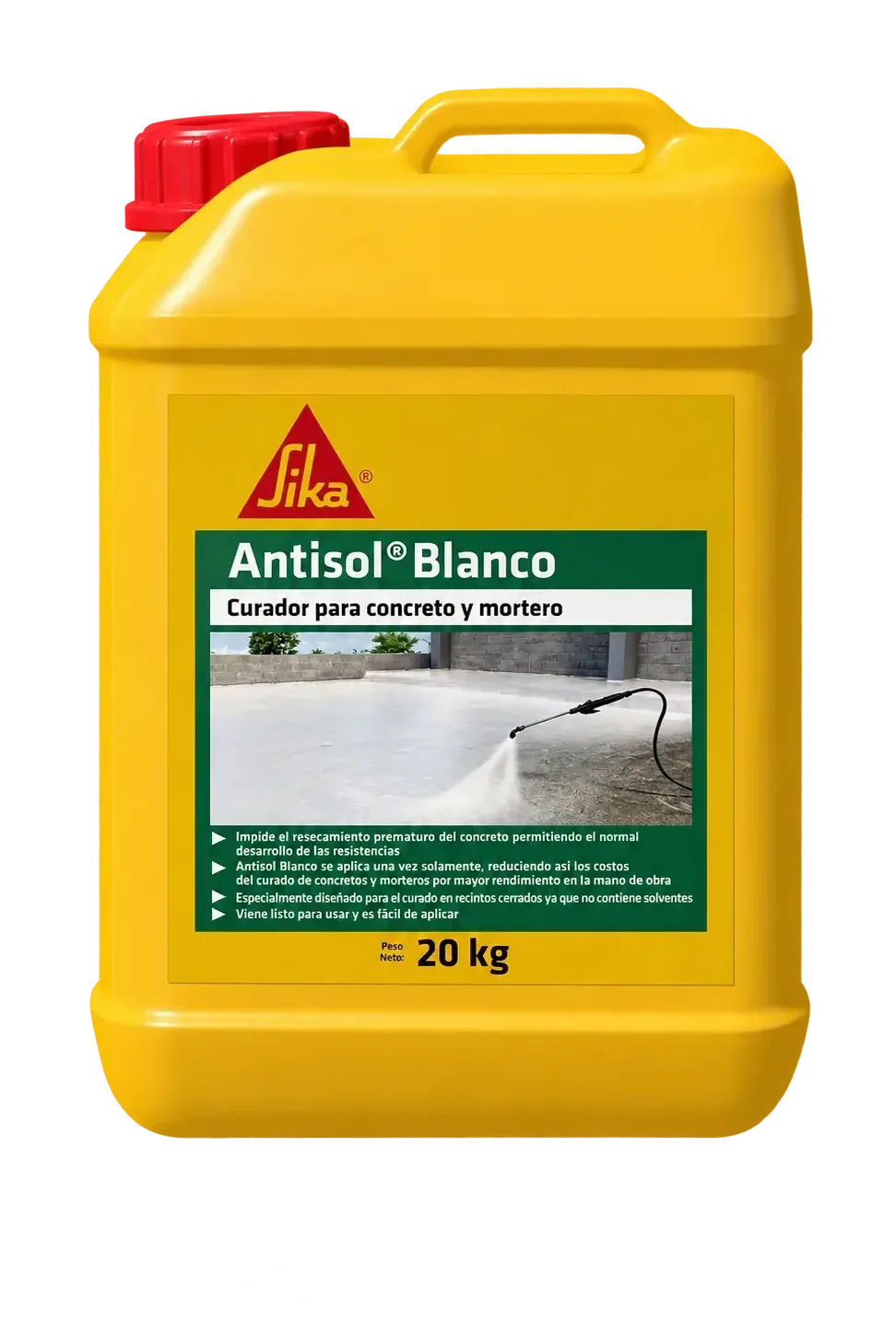 Antisol Blanco Sika curador para concreto y mortero 20KG