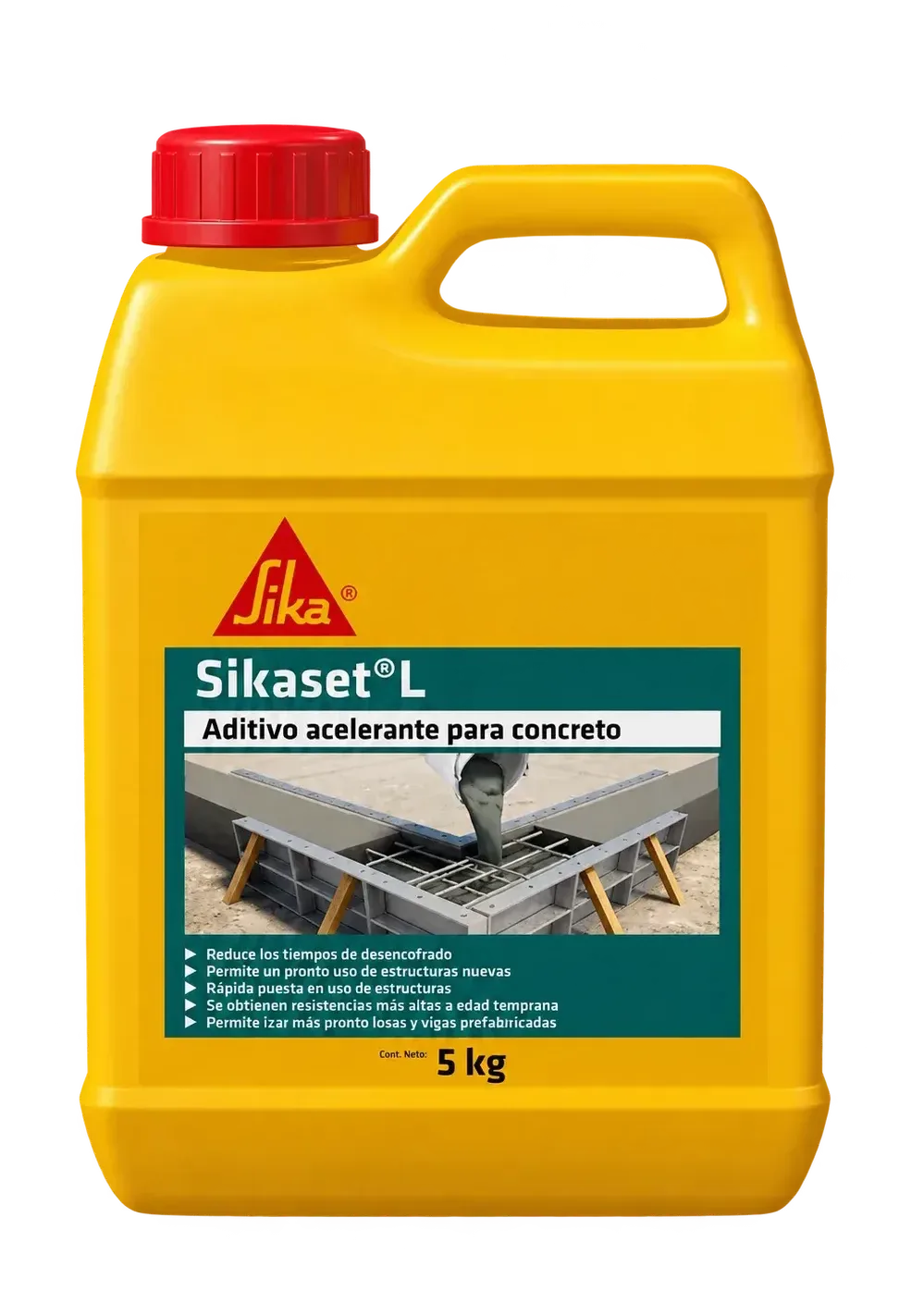 Sikaset L Acelerante para concreto de 5KG