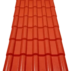 Teja Roja Colonial 2 mm de 1.05 x 5.91 metros para cubiertas