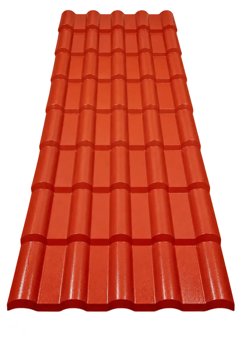 Teja Roja Colonial 2 mm de 1.05 x 5.91 metros para cubiertas